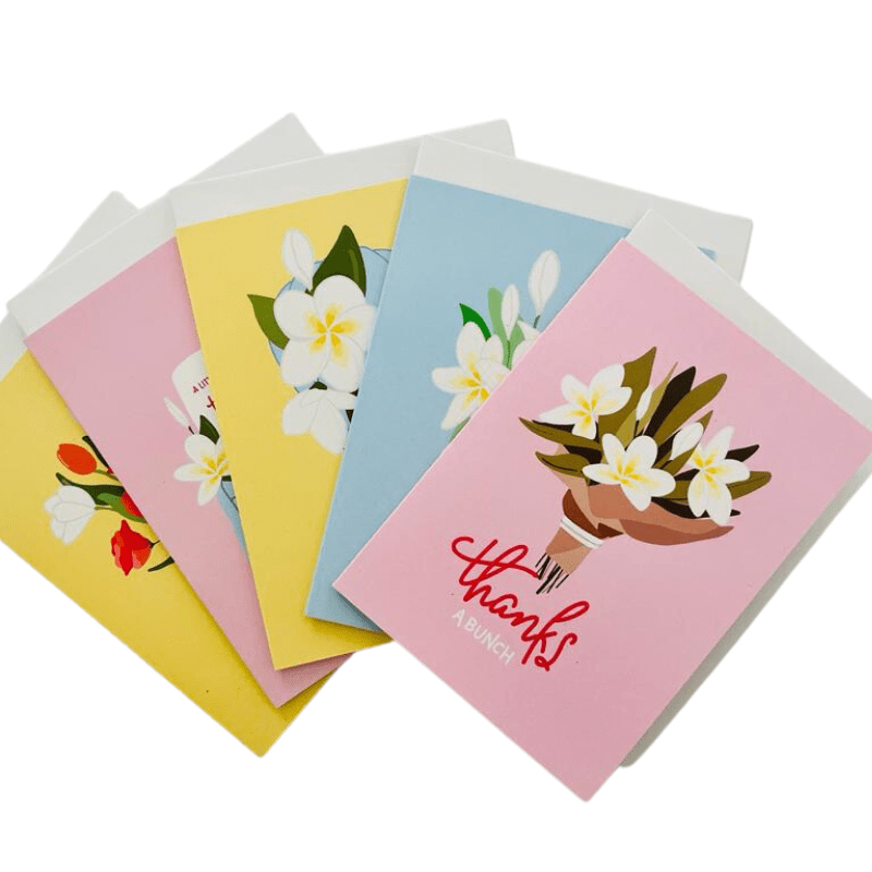 Neuroblastoma Australia Frangipani Thank You Cards designed by To The Moon & Back