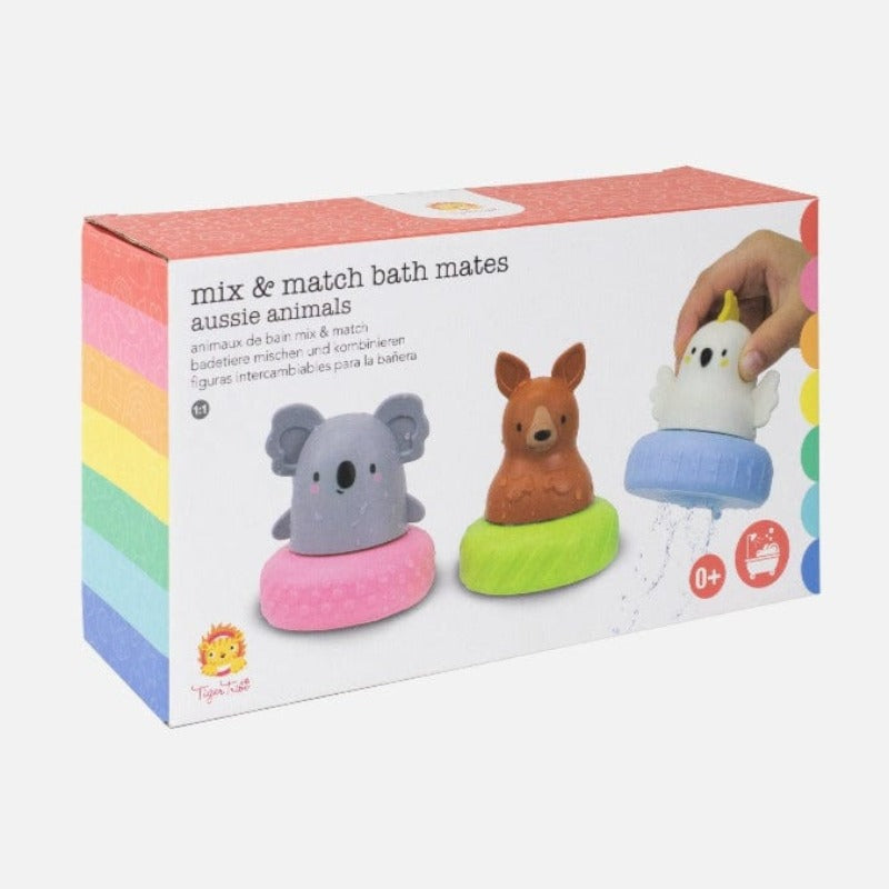 Neuroblastoma Australia Rattles Tiger Tribe Mix & Match Bath Mates - Aussie Animals (ages 3 months+) - NEW