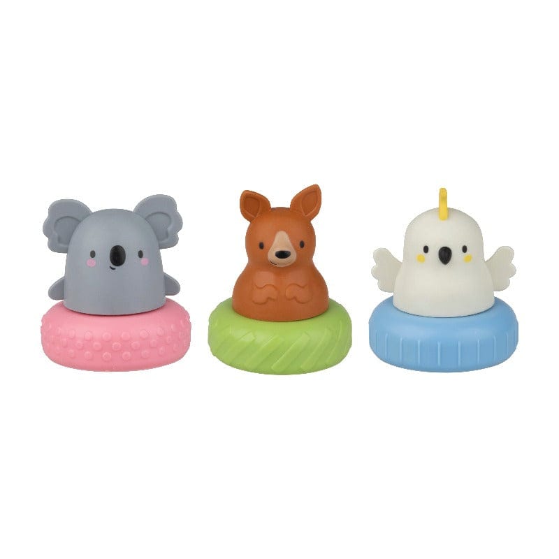 Neuroblastoma Australia Rattles Tiger Tribe Mix & Match Bath Mates - Aussie Animals (ages 3 months+) - NEW