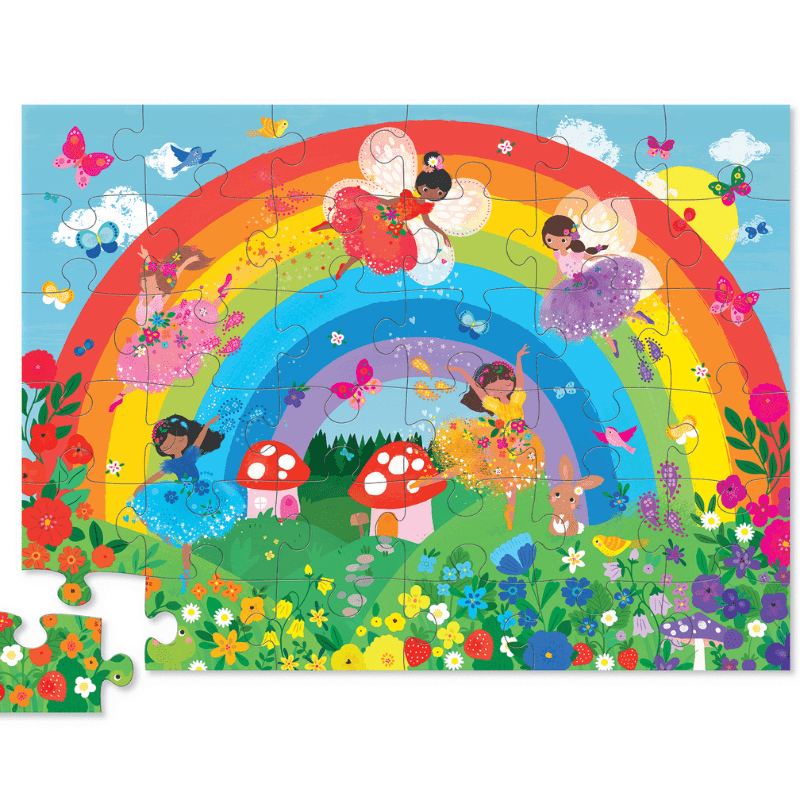 Neuroblastoma Australia Tiger Tribe Classic 36-Piece Floor Puzzle - Rainbow (ages 3+) - NEW