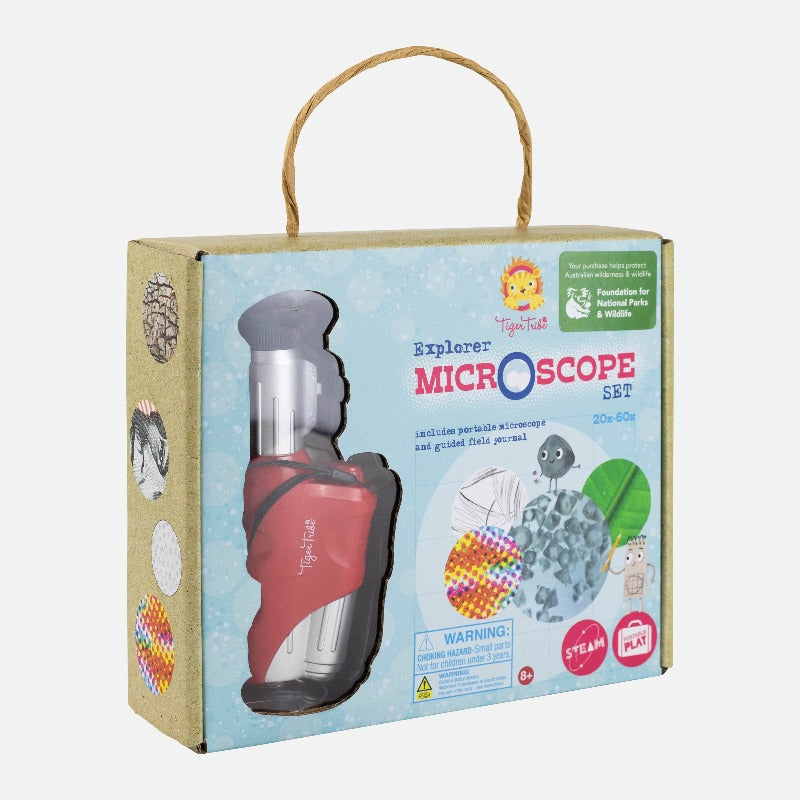 Neuroblastoma Australia Tiger Tribe Explorer Microscope Set (ages 3+) - NEW