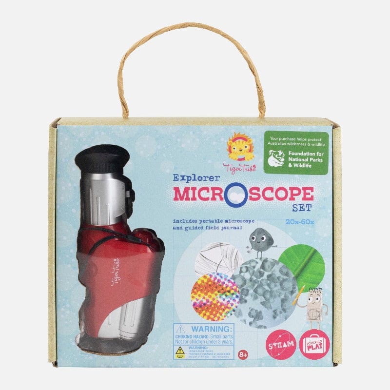 Neuroblastoma Australia Tiger Tribe Explorer Microscope Set (ages 3+) - NEW