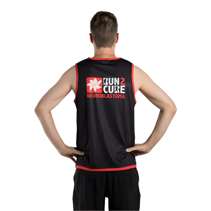 Run2Cure Run2Cure Men&#39;s Run Vest (red trim)