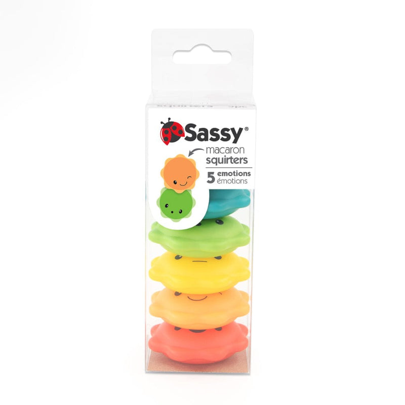 Sassy Baby baby &amp; toddler bath toys Sassy Macaron Water Squirters - NEW