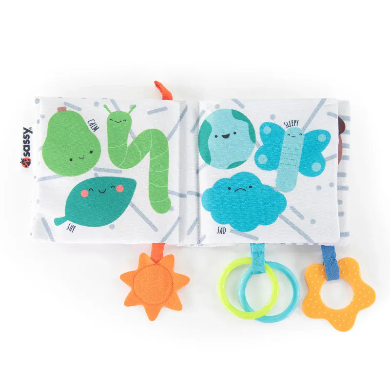 Sassy Baby Rainbow Of Emotions Activity Book - NEW