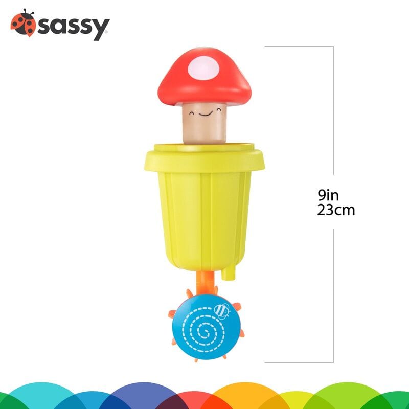 Sassy Baby Toddler bath toys Sassy Baby Water &amp; Grow Mushroom (6 months+) - NEW