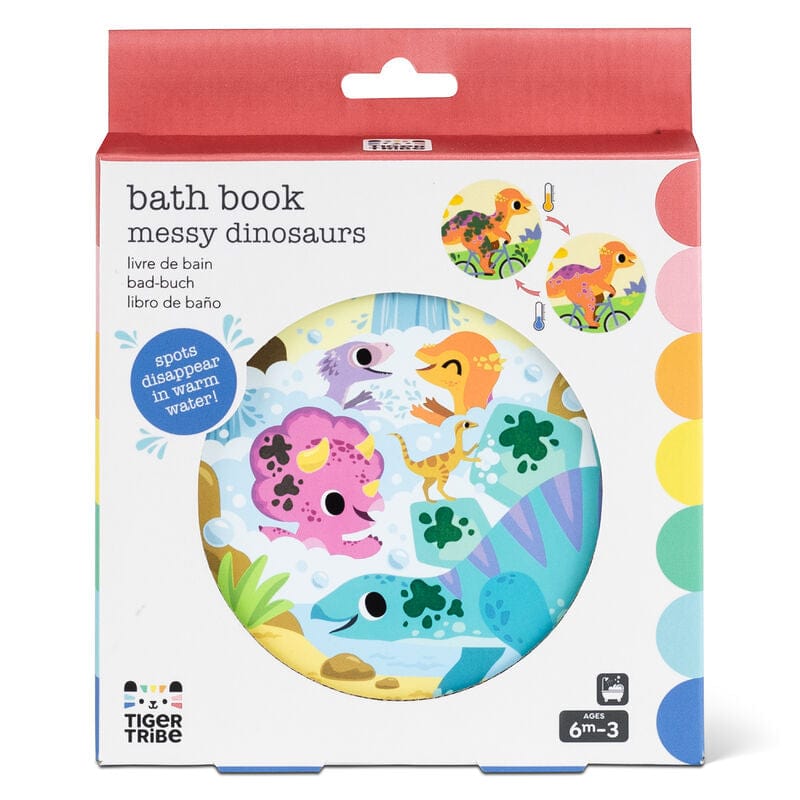 Tiger Tribe Toddler bath toys Tiger Tribe Messy Dinosaurs Bath Book (6 months+) - NEW