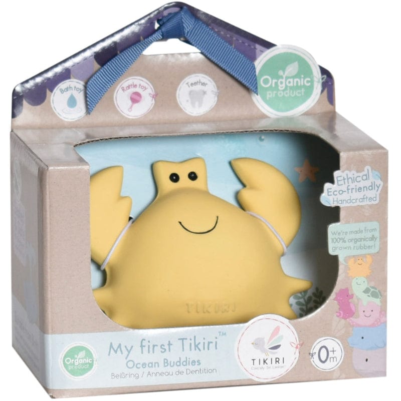 Tikiri Toddler bath toys Tikiri Rubber Crab Ocean Buddy - NEW