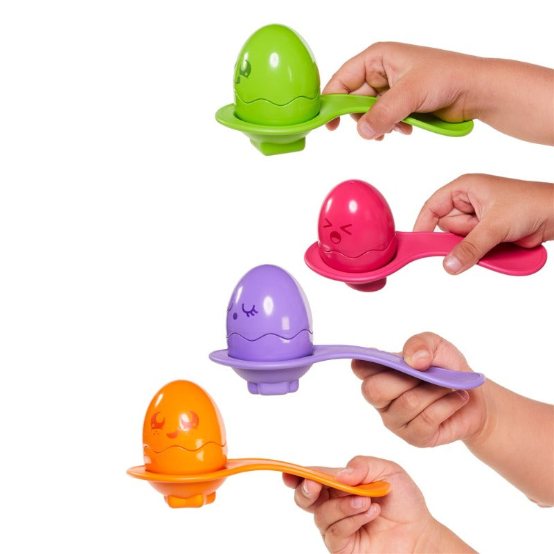 TOMY Hide & Squeak Egg & Spoon Set (ages 6 months+) 