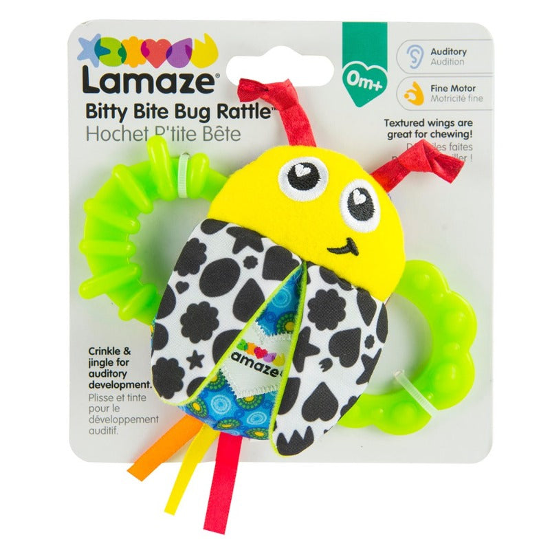 Lamaze Bitty Bite Bug Rattle (birth+) 