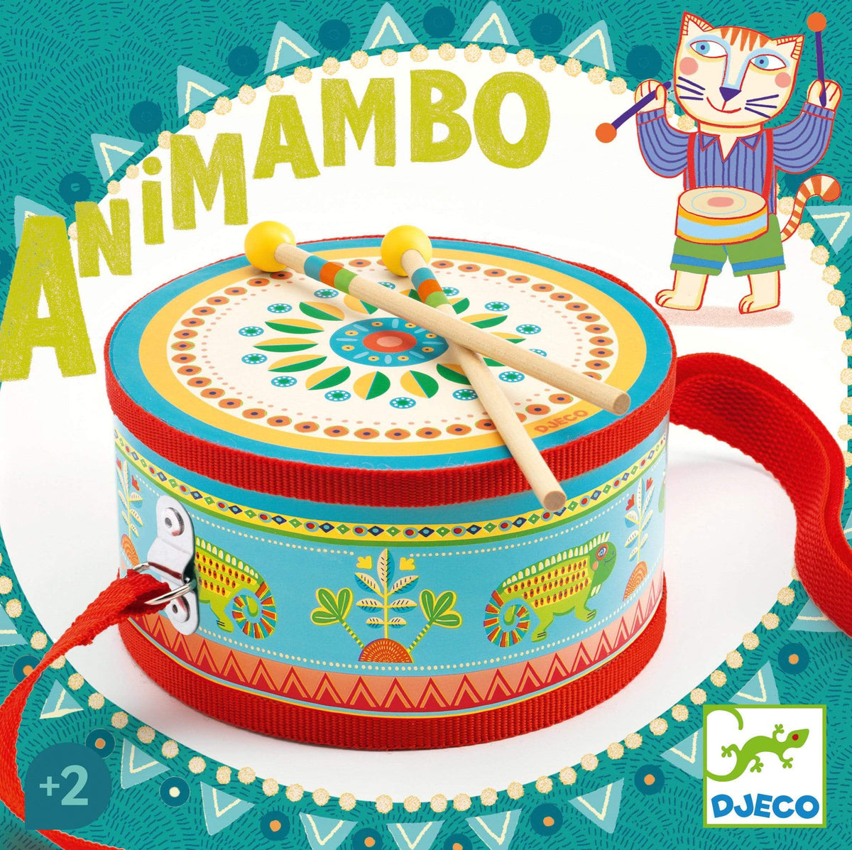 DJECO Animambo Drum (ages 2+) box display