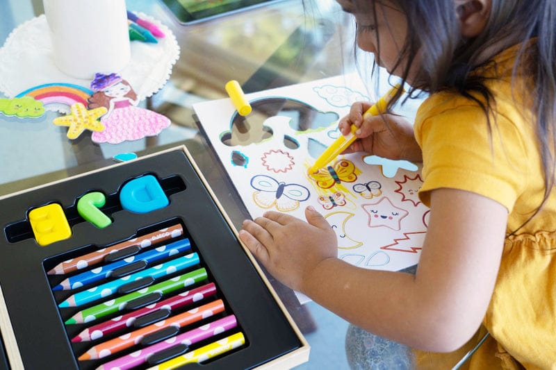 DJECO - 8 coloring pencils for little ones - Little Zebra