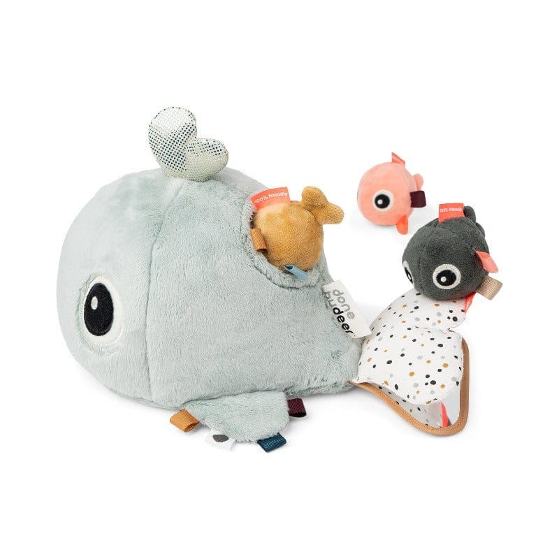Neuroblastoma Australia Done by Deer Hide & Seek Activity Toy Whale (age 3 months+) - NEW