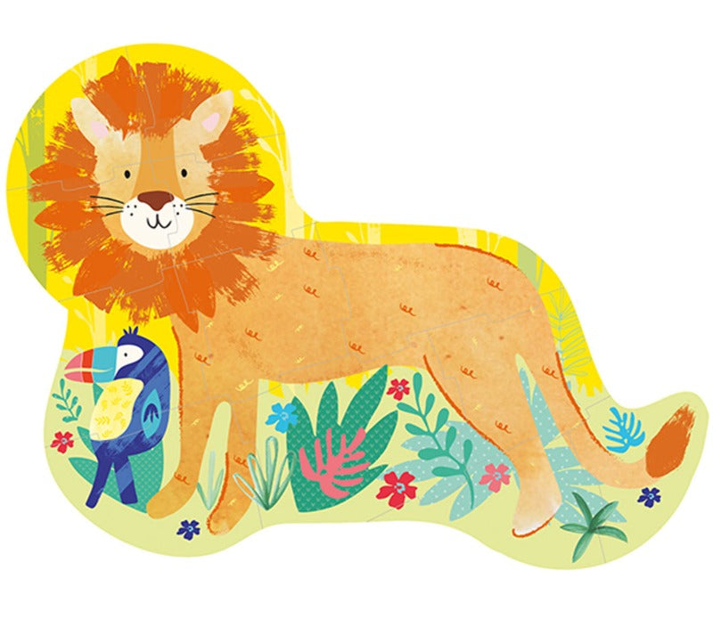 Neuroblastoma Australia Floss & Rock Lion Shaped Jigsaw - 12 pieces (ages 3+)