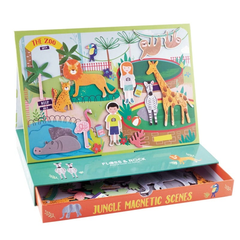 Neuroblastoma Australia Floss & Rock Magnetic Play Scene Jungle (ages 3+) - NEW