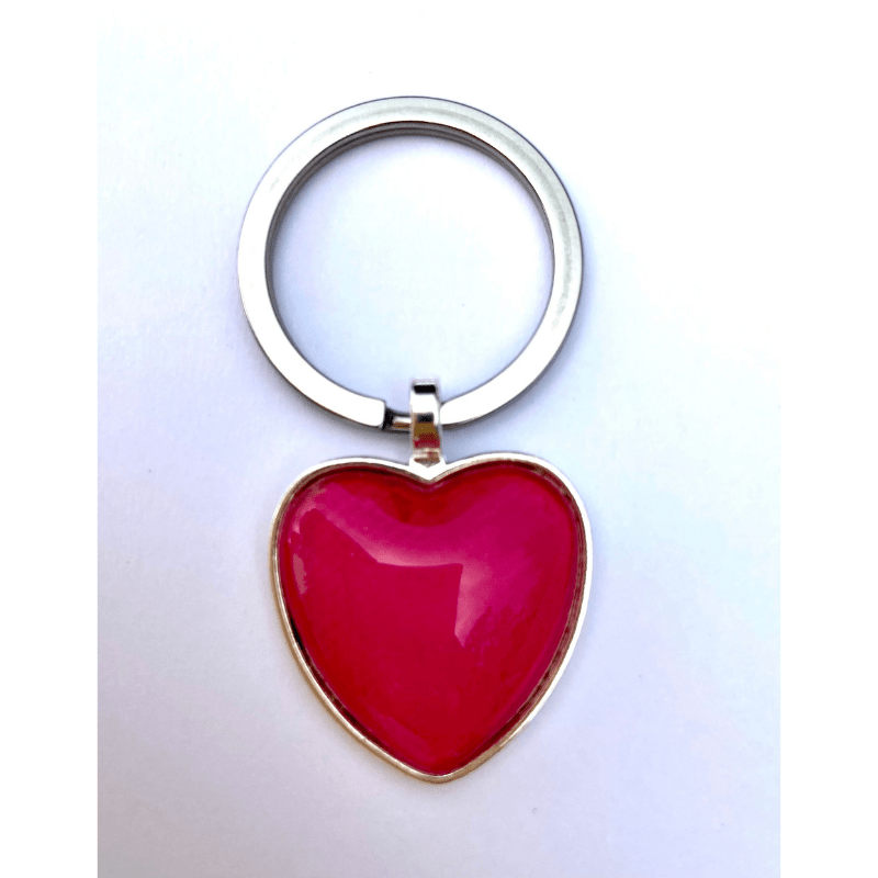 Neuroblastoma Australia Heart of Hope Pin with Keyring (3 colours) - NEW