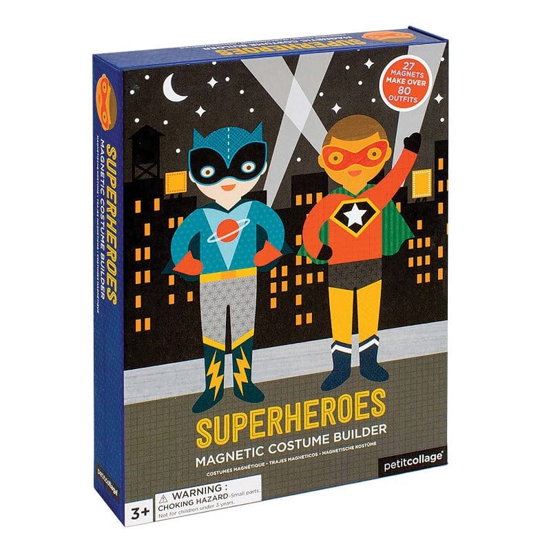 Neuroblastoma Australia Petit Collage Superheroes Magnetic Dress Up (ages 3+) - NEW