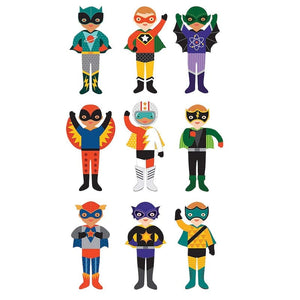 Neuroblastoma Australia Petit Collage Superheroes Magnetic Dress Up (ages 3+) - NEW
