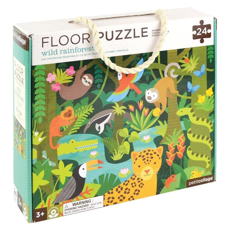Neuroblastoma Australia Petit Collage Wild Rainforest 24-Piece Floor Puzzle (ages 3+) - NEW