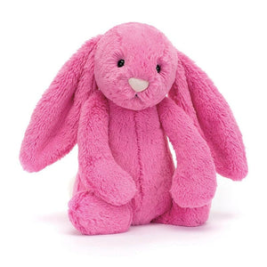 Neuroblastoma Australia Stuffed Animals Jellycat Bashful Hot Pink Bunny (Medium) - NEW