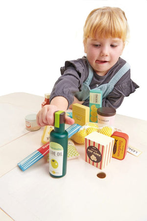 Neuroblastoma Australia Tender Leaf Toys Supermarket Grocery Set (ages 3+) - NEW