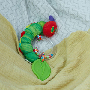 Neuroblastoma Australia The Very Hungry Caterpillar - Ring Rattle (birth+) - NEW