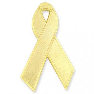 Neuroblastoma Gold Lapel Pin for Childhood Cancer Awareness (pack of 6)